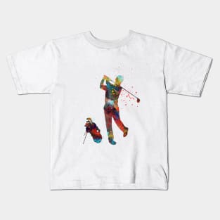 Man golfer Kids T-Shirt